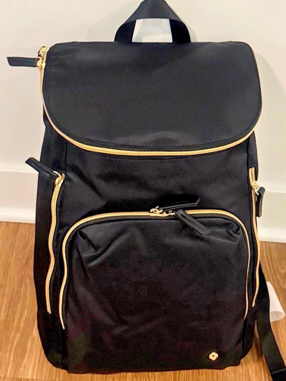 Dooney & Bourke Nylon Flap Backpack Black